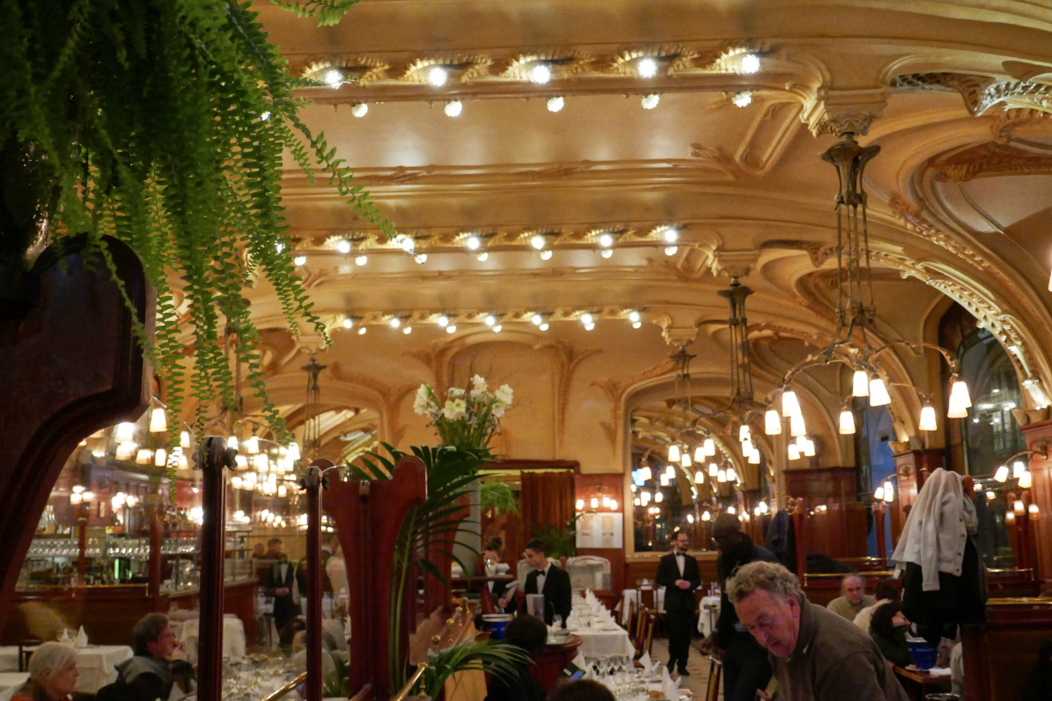 Brasserie Excselsior, an art nouveau restaurant